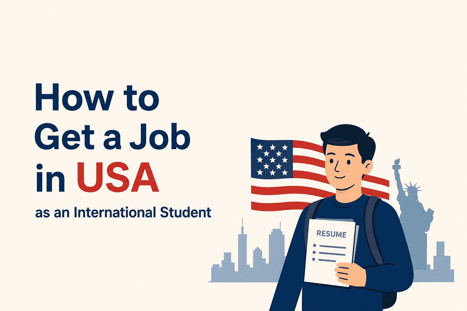 How to Get a Job in USA as an International Student (Step-by-Step Guide for 2026)