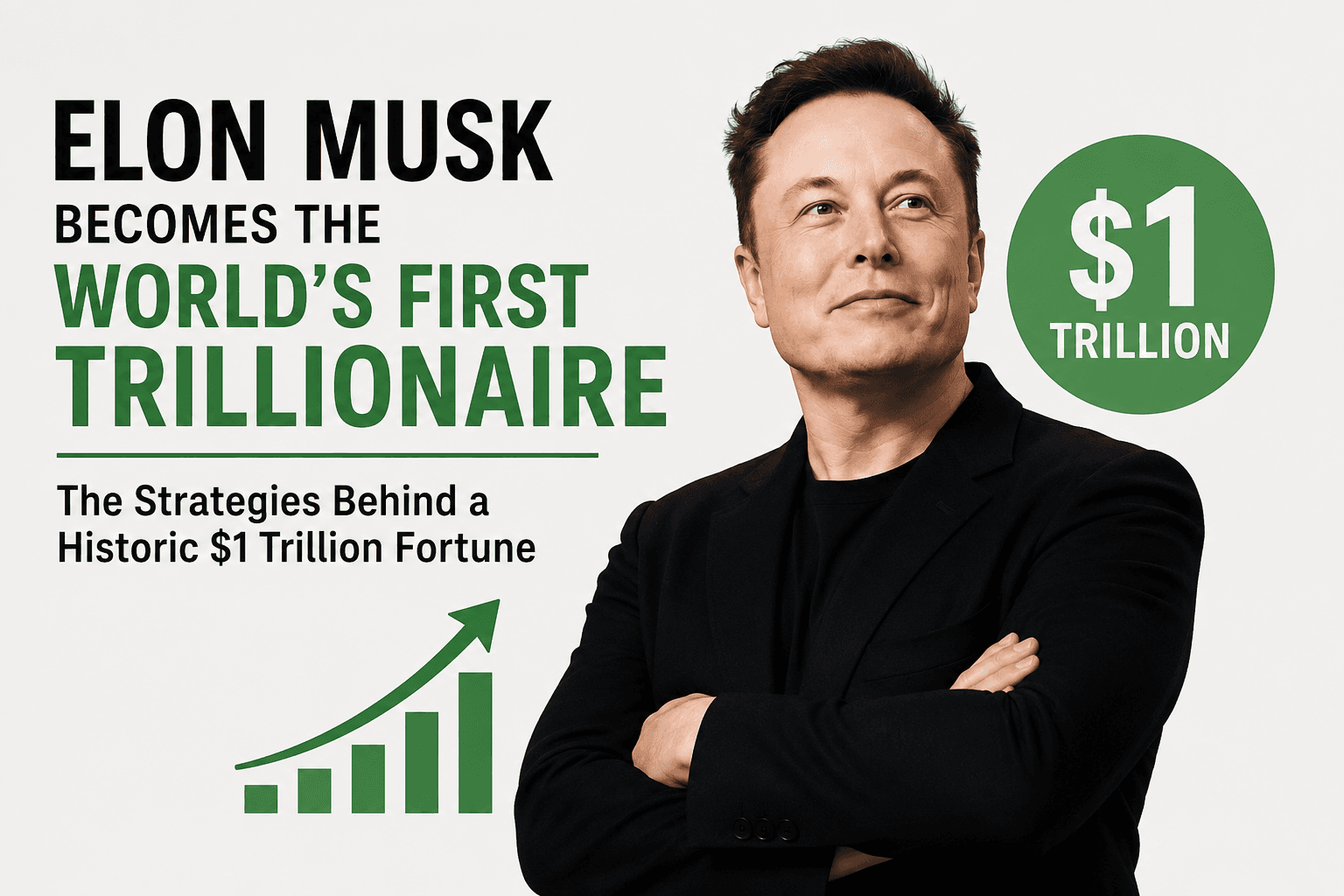 Elon Musk Becomes the World’s First Trillionaire: The Strategies Behind a Historic $1 Trillion Fortune
